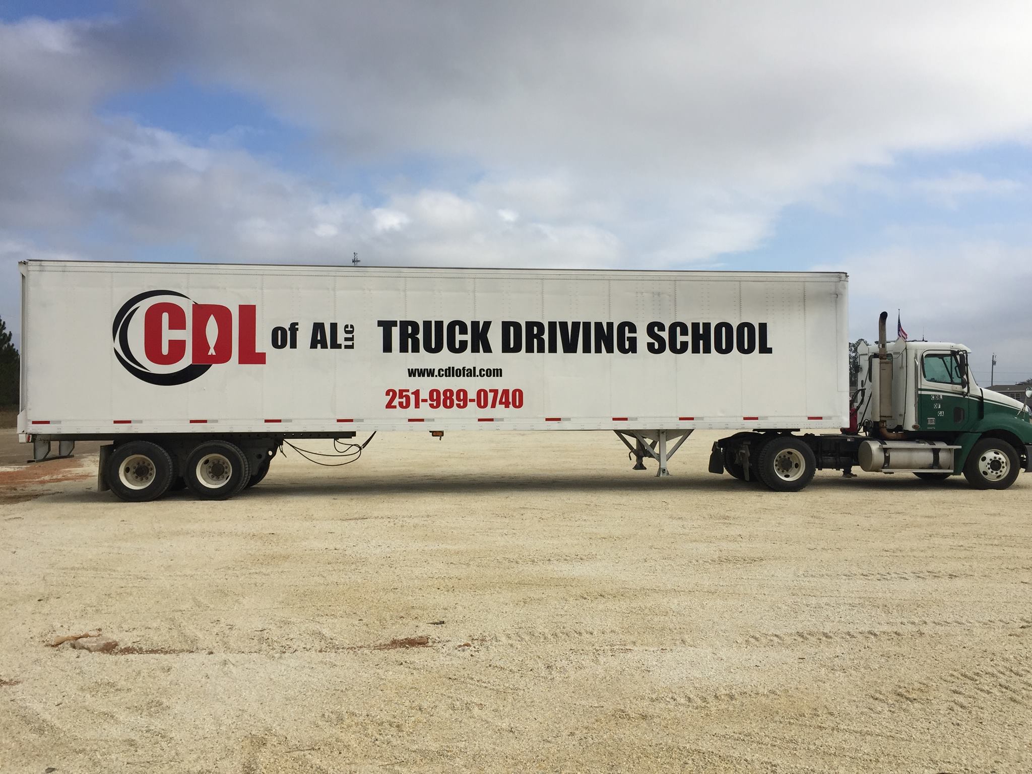 cdlofal CDL of AL - CDL Training Truck