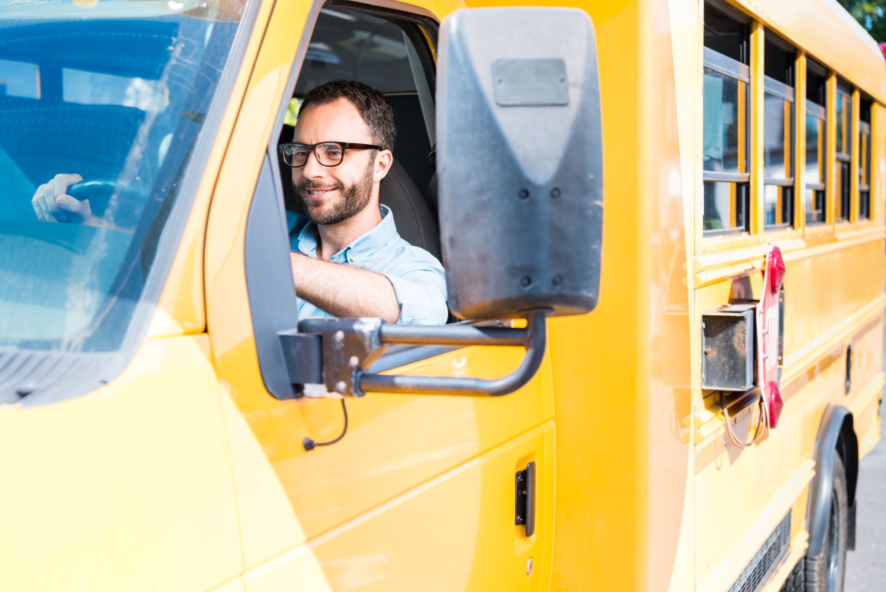 school bus driver with CDL